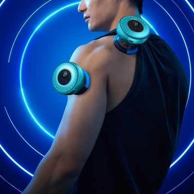 Fitdash TENS έξυπνη κενό καφέ φορτιζόμενο και εύκολο για τη βελτίωση της κυκλοφορίας του αίματος