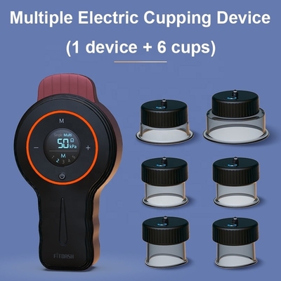 Συσκευή κοπής ονομαστικής ισχύος 7w Cup 1w Fitdash Gua Sha Cupping Stimulate Massage Equipment