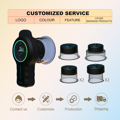Fitdash Vakuum Cupping Hijama Cups Smart Cupping Therapy Massager Σετ με φόρτιση