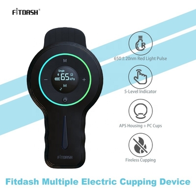 Fitdash ABS PC Cupping Therapy Set 6 PCs Κούπες μασάζ κυτταρίτιδας Κούπες θεραπείας κενού