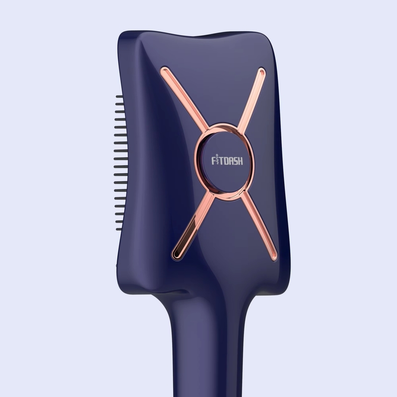 Fitdash Electric Vibrating 650nm Κόκκινο φως 850nm NIR Θεραπεία EMS Μαγεία της κεφαλής μαλλιά βούρτσας Ελαιοεξαγωγέας
