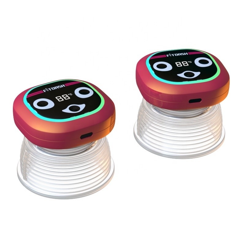 Fitdash Smart Vacuum Cupping Therapy Set με θεραπεία κόκκινου φωτός και λειτουργία ηλεκτρικής ενέργειας τύπου C