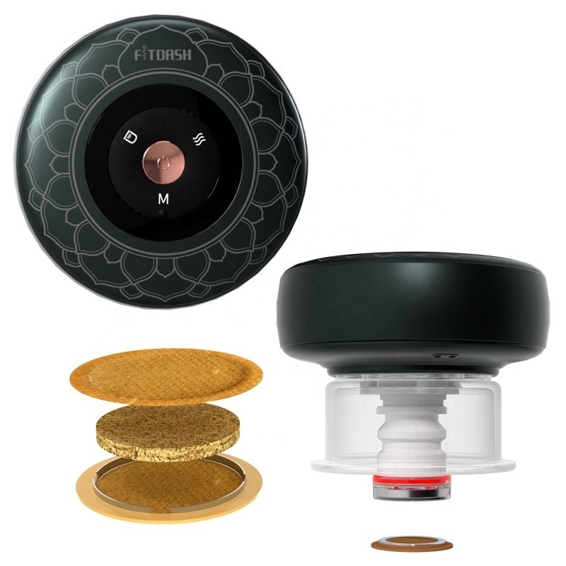 Τύπος C 5V-2A Θύρα φόρτισης Fitdash Smart Cupping Massager με επεξεργασία moxibustion